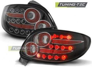 Světla zadní PEUGEOT 206 10.98- BLACK LED