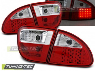 Světla zadní SEAT LEON 04.99-08.04 RED WHITE LED 