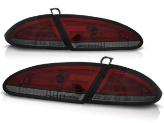 ZADNÍ SVĚTLA, LAMPY LED SEAT LEON, 2005-2009, KOUŘOVÉ, ČERVENÉ 