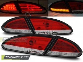ZADNÍ SVĚTLA, LAMPY LED SEAT LEON, 2005-2009, ČERVENÉ, BÍLÉ