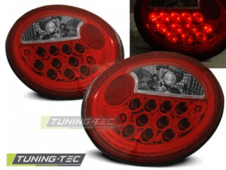 ZADNÍ SVĚTLA, LAMPY LED VOLKSWAGEN NEW BEETLE, 1998-2005, ČIRÉ, ČERVENÉ