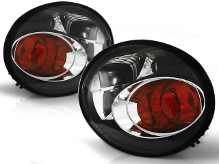 ZADNÍ SVĚTLOMETY, SVĚTLA, LAMPY VOLKSWAGEN NEW BEETLE, 1998-2005, ČIRÉ, BLACK 