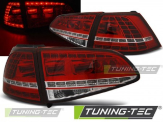 Světla zadní VW GOLF 7 13- RED WHITE LED GTI LOOK