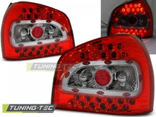 Světla zadní AUDI A3 08.96-08.00 RED WHITE LED