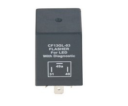 přerušovač blinkrů LED, 12V, 1-10A pro evropské vozy