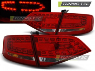 Světla zadní AUDI A4 B8 08-11 SEDAN RED WHITE LED