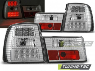 ZADNÍ SVĚTLA, LAMPY LED BMW E34, 1988-1995, SEDAN, ČIRÉ, CHROM