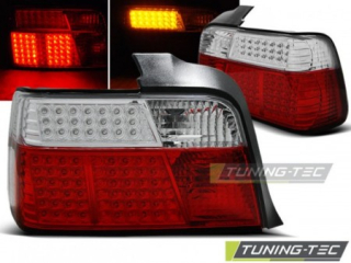 Světla zadní BMW E36 12.90-08.99 SEDAN RED WHITE LED
