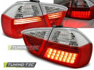 Zadní světla BMW E90 03.05-08.08 RED WHITE LED