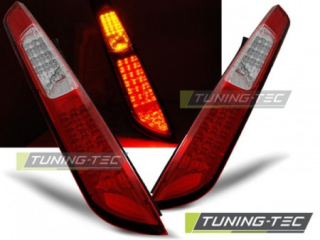 Světla zadní FORD FOCUS MK2 08-10 HB RED WHITE LED
