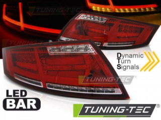 Světla zadní AUDI TT 04.06-02.14 RED WHITE LED BAR