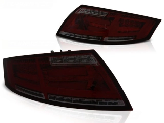 Zadní světla, světlomety, lampy Audi TT 2006-2014, LED BAR, červené, kouřové