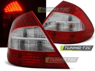 Světla zadní MERCEDES W211 E-KLASA 03.02-04.06 RED WHITE LED