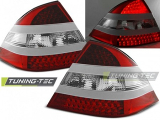Světla zadní MERCEDES W220 S-KLASA 09.98-05.05 RED WHITE LED