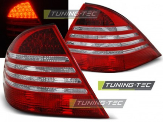 Světla zadní MERCEDES W220 S-KLASA 09.98-05.05 RED WHITE LED