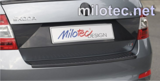 Designový kryt pod SPZ, ABS černá metalíza, Škoda Octavia III. Limousine