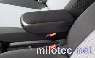 Loketní opěrka Milotec - černý semiš, Škoda Octavia III.