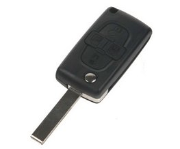 Náhr. klíč pro Peugeot 433Mhz, 4-tlačítkový