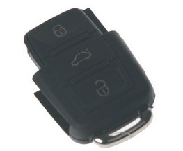 Dálk. ovladač pro Škoda, VW, Audi, Seat, 3tl., 434MHz, 1K0 959 753 N