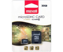 Paměťová karta MAXELL micro SDHC 32GB včetně adaptéru