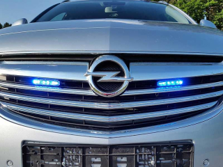PROFI výstražné LED světlo vnější, modré, 12-24V, ECE R65