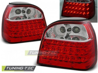 Světla zadní VW GOLF 3 09.91-08.97 RED WHITE LED