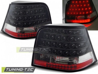 ZADNÍ SVĚTLA, LAMPY LED VOLKSWAGEN GOLF 4, 1998-2003, ČIRÉ, ČERNÉ 