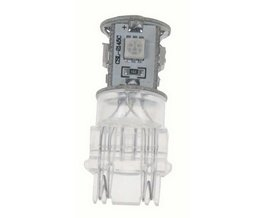LED T20 (3157) červená, 12V, 5LED/3SMD