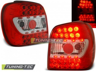 Světla zadní VW POLO 6N 10.94-09.99 RED WHITE LED