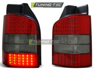 Světla zadní VW T5 04.03-09 RED SMOKE LED