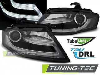 PŘEDNÍ SVĚTLA S LED DENNÍMI SVĚTLY TUBELIGHT AUDI A4 B8 2008-2011