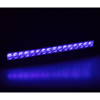 LED světelná alej, 16x LED 1W, modrá 380mm