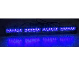 LED světelná alej, 24x 1W LED, modrá 645mm