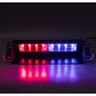 PREDATOR LED vnitřní, 8x LED 1W, 12V, modro-červený