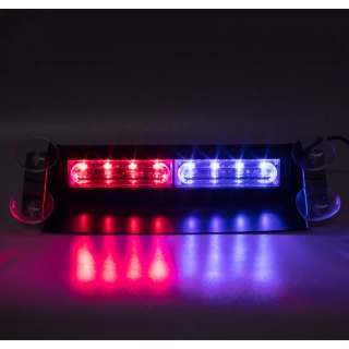 PREDATOR LED vnitřní, 8x LED 1W, 12V, modro-červený