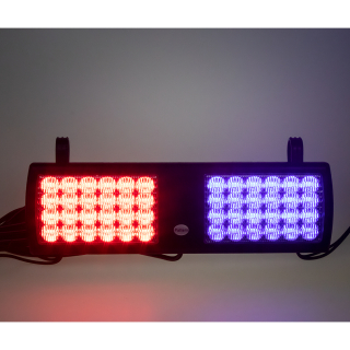 LED PREDATOR dual vnitřní, 48x1W, 12-24V, červeno-modrý