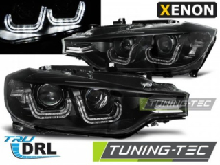 Světla přední BMW F30/F31 10.11 - BLACK U-LED BAR HID