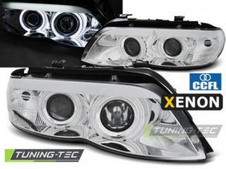 Světla přední BMW X5 E53 11.03-06 CHROME CCFL XENON