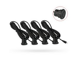 Sada 4 kusů čidel pro instalaci do kovového nárazníku