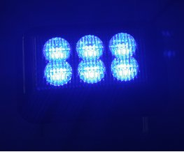 PREDATOR 6x3W LED, 12-24V, modrý