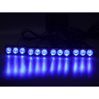 PREDATOR LED vnější, 12x LED 1W, 12V, modrý
