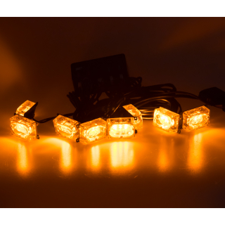 LED PREDATOR do mřížky, 12V, oranžový