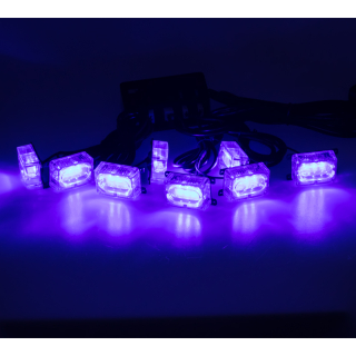 LED PREDATOR  do mřížky, 12V, modrý