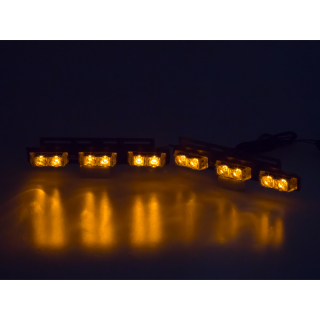 PREDATOR do mřížky, 12V oranžový LED