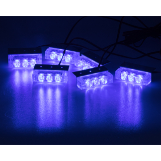 PREDATOR LED do mřížky, 12V, LED modrý
