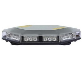 LED světelná rampa, oranžová, magnet, 30x LED 1W, ECE R10