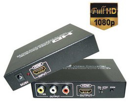 Univerzální převodník videosignálu z HDMI do CVBS a HDMI
