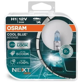 Žárovky H1 Osram Cool Blue Intense NEXT GEN 5000K (DUO BOX 2 ks)