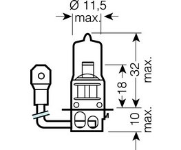 OSRAM 12V H3 55W standard (1ks)