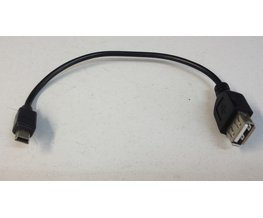 Propojovací kabel s konektorem USB mini A zástrčka / USB A zásuvka